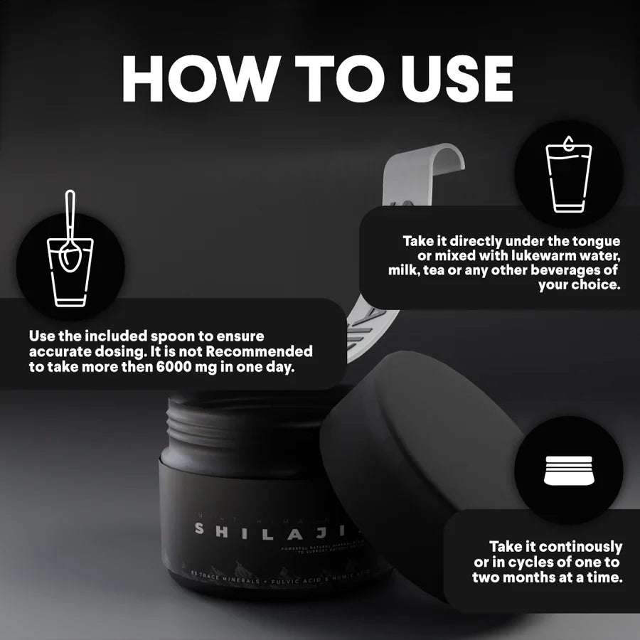 Premium Himalayan Shilajit - 100% Pure and Organic Resin