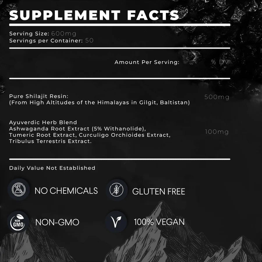 Premium Himalayan Shilajit - 100% Pure and Organic Resin