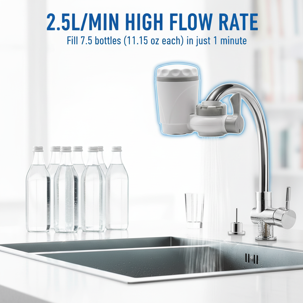 Faucet Water Filter with Activated Carbon