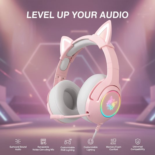 Animated Over-Ear Headphones ©
