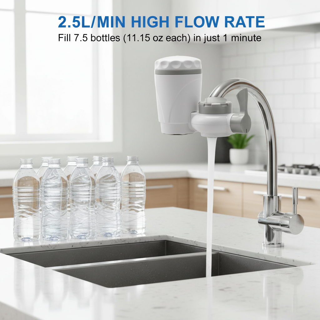 Faucet Water Filter with Activated Carbon