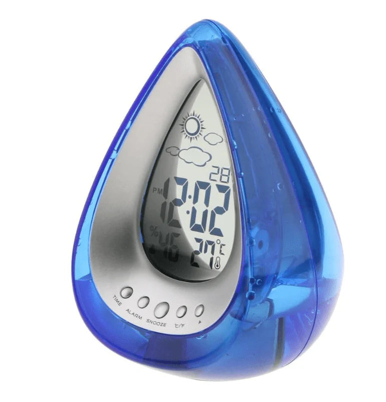 Drop Shaped Digital Alarm Clock